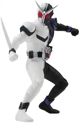 Front. PopMarket - BanPresto - Kamen Rider W - Hero's Brave Statue Figure - Kamen Rider W FangJoker Version B Statue - Collectibles - Multicolor.