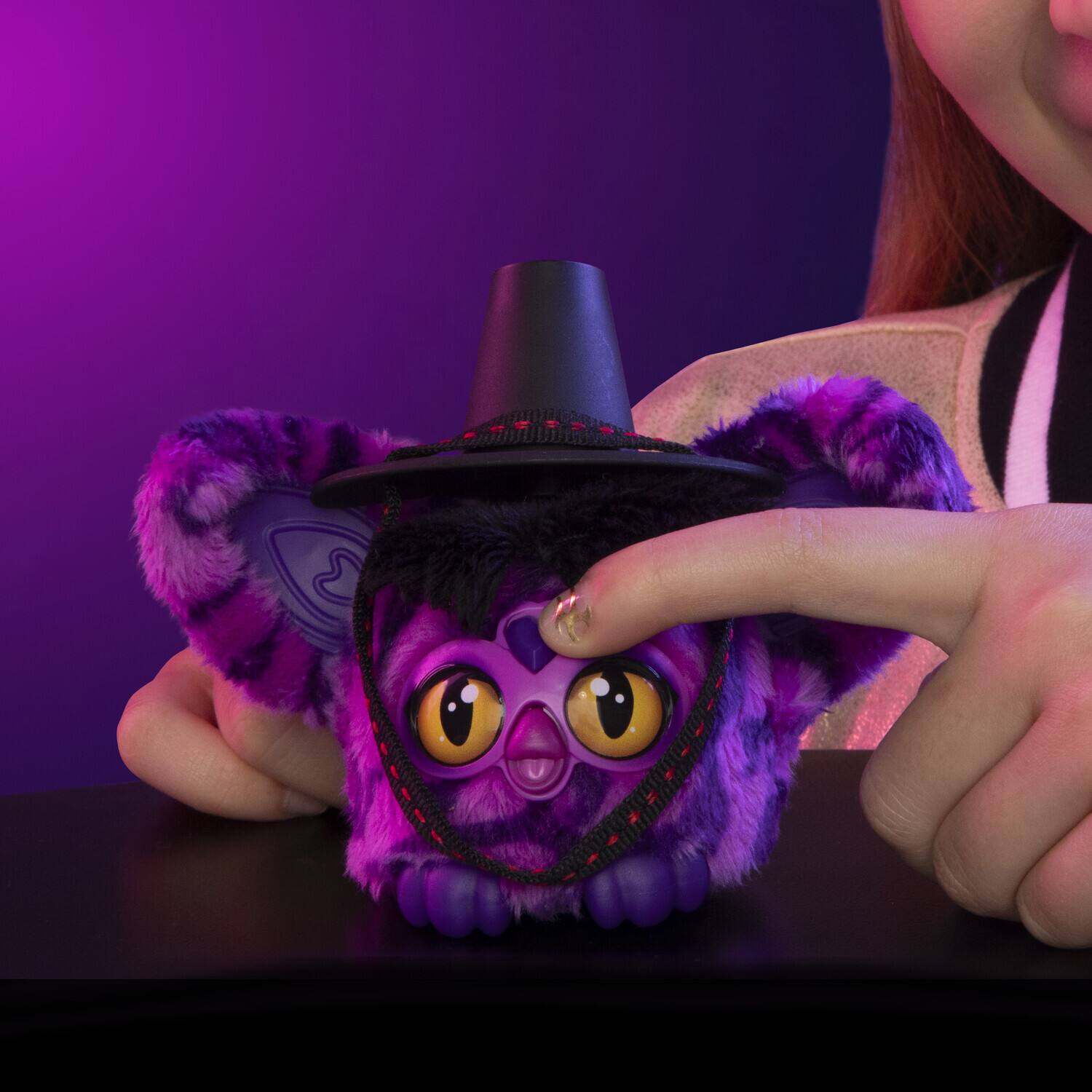 Alt View 3. Hasbro - KPop Demon Hunters - Furby Furblets - Saja Boy Demon   - COLLECTIBLES - Multicolor.