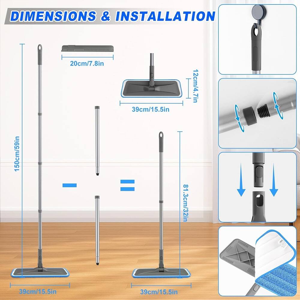DIMENSIONS & INSTALLATION

- 150cm/59in
- 20cm/7.8in
- 39cm/15.5in
- 12cm/4.7in
- 81.3cm/32in
- 39cm/15.5in
- 39cm/15.5in