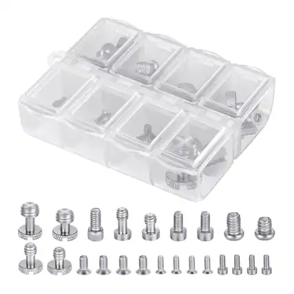 Front. Neewer - 26-Piece Camera Screw Set - Includes 1/4", 3/8", M2-M4 for SmallRig Cages, Handles & Tripods.