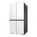Alt View 24. Samsung - 23 cu. ft. Smart Counter Depth BESPOKE 4-Door Flex Refrigerator with Customizable Panel Colors - White.
