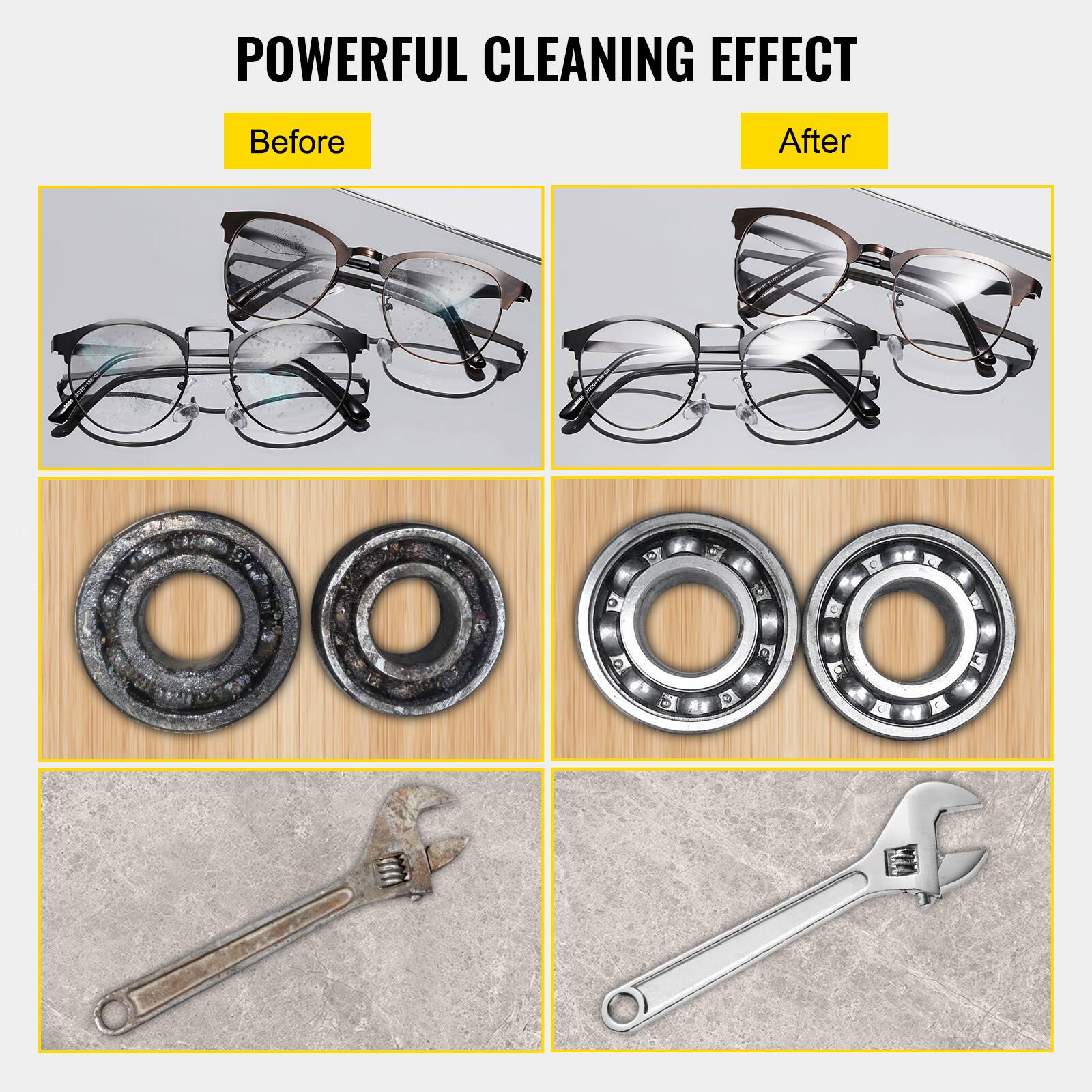 POWERFUL CLEANING EFFECT

Before

After