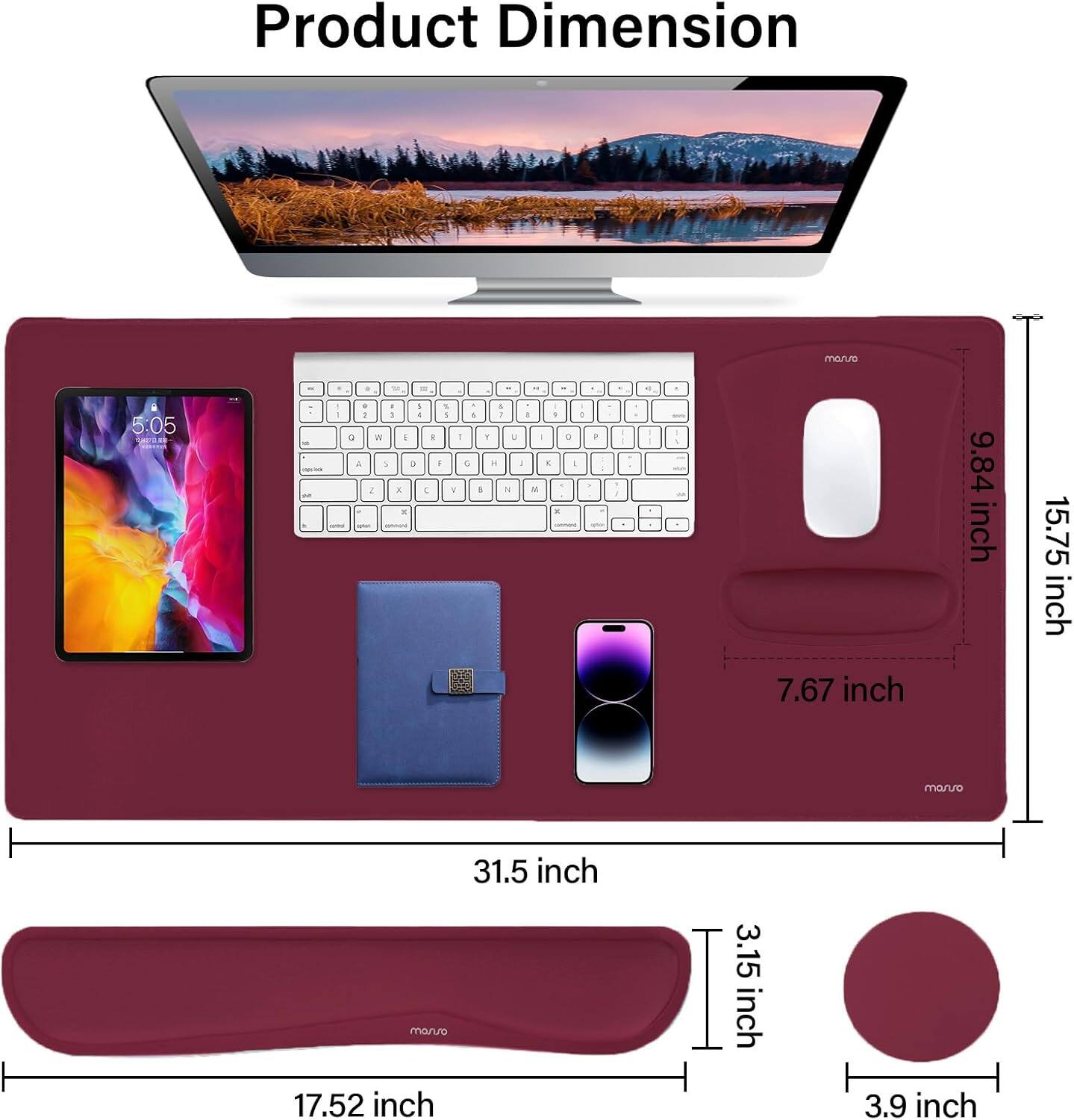 Product Dimension

- 7.67 inch
- 9.84 inch
- 15.75 inch
- 31.5 inch
- 17.52 inch
- 3.15 inch
- 3.9 inch