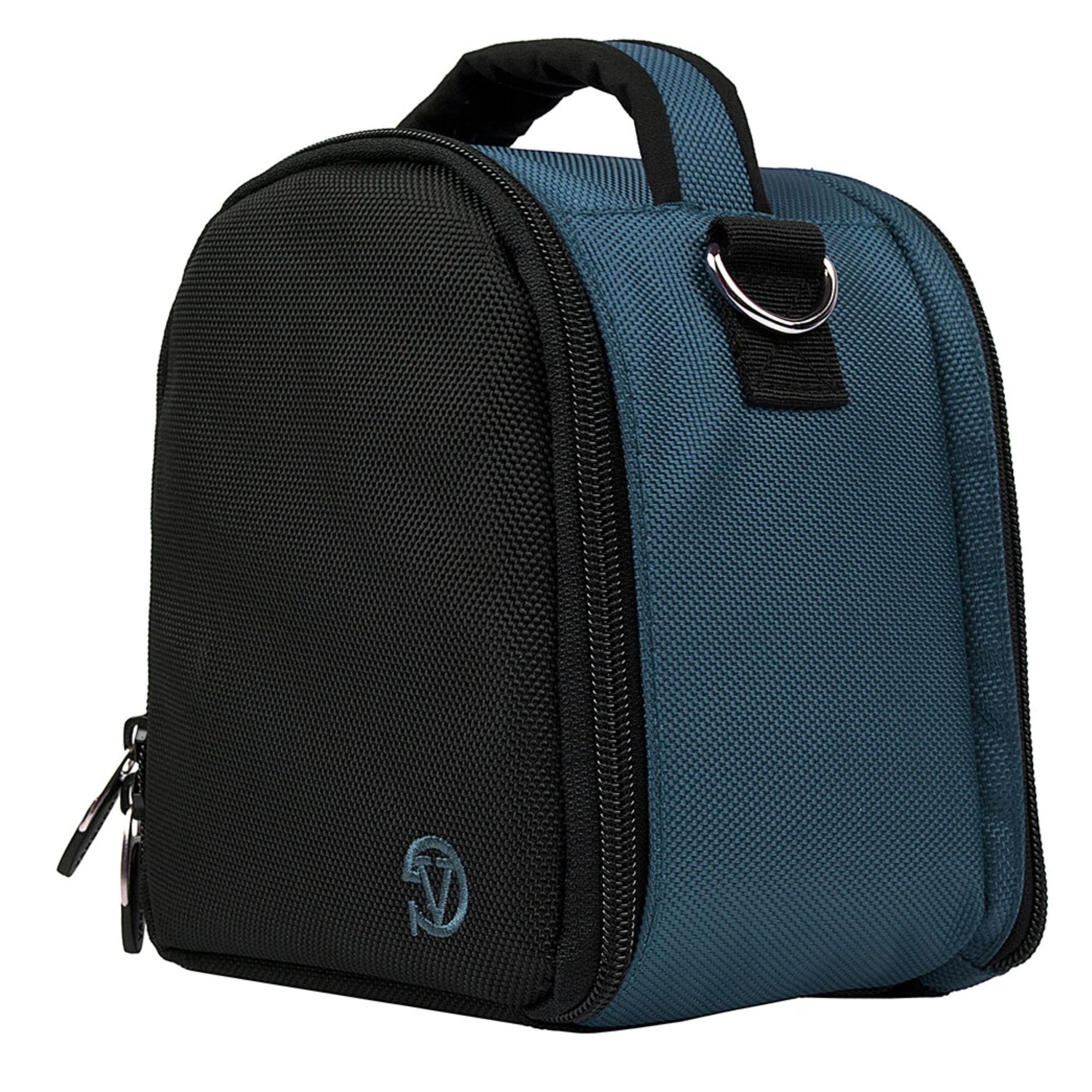 Kitcheniva - Small DSLR Camera Shoulder Bag Case For Canon EOS Rebel Navy Blue - Navy Blue