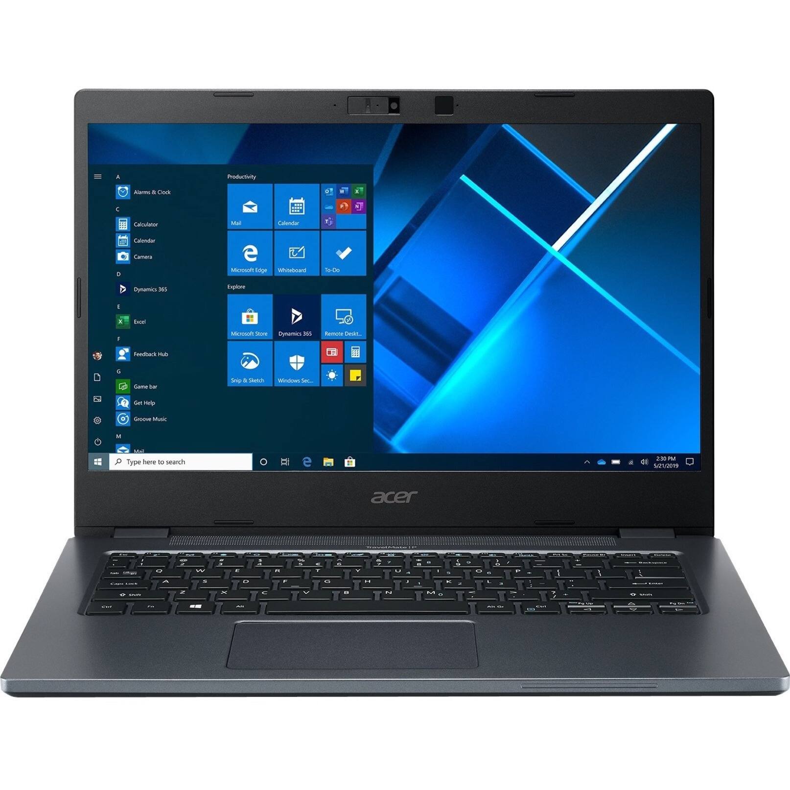 Alt View 19. Acer - TravelMate P4 P414-51 14" Laptop - Intel Core i7 - 16 GB Memory - 512 GB SSD - Slate Blue.