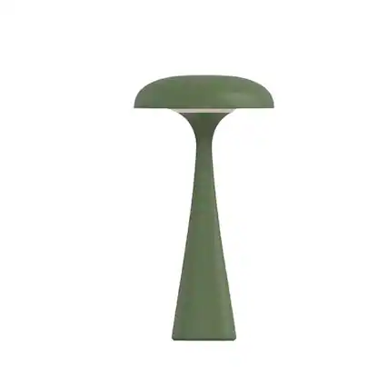 Front. Cluzine - Mushroom LED Table Lamp, 3 Color Modes, Dimmable, Modern Minimalist for Bedroom, Office.