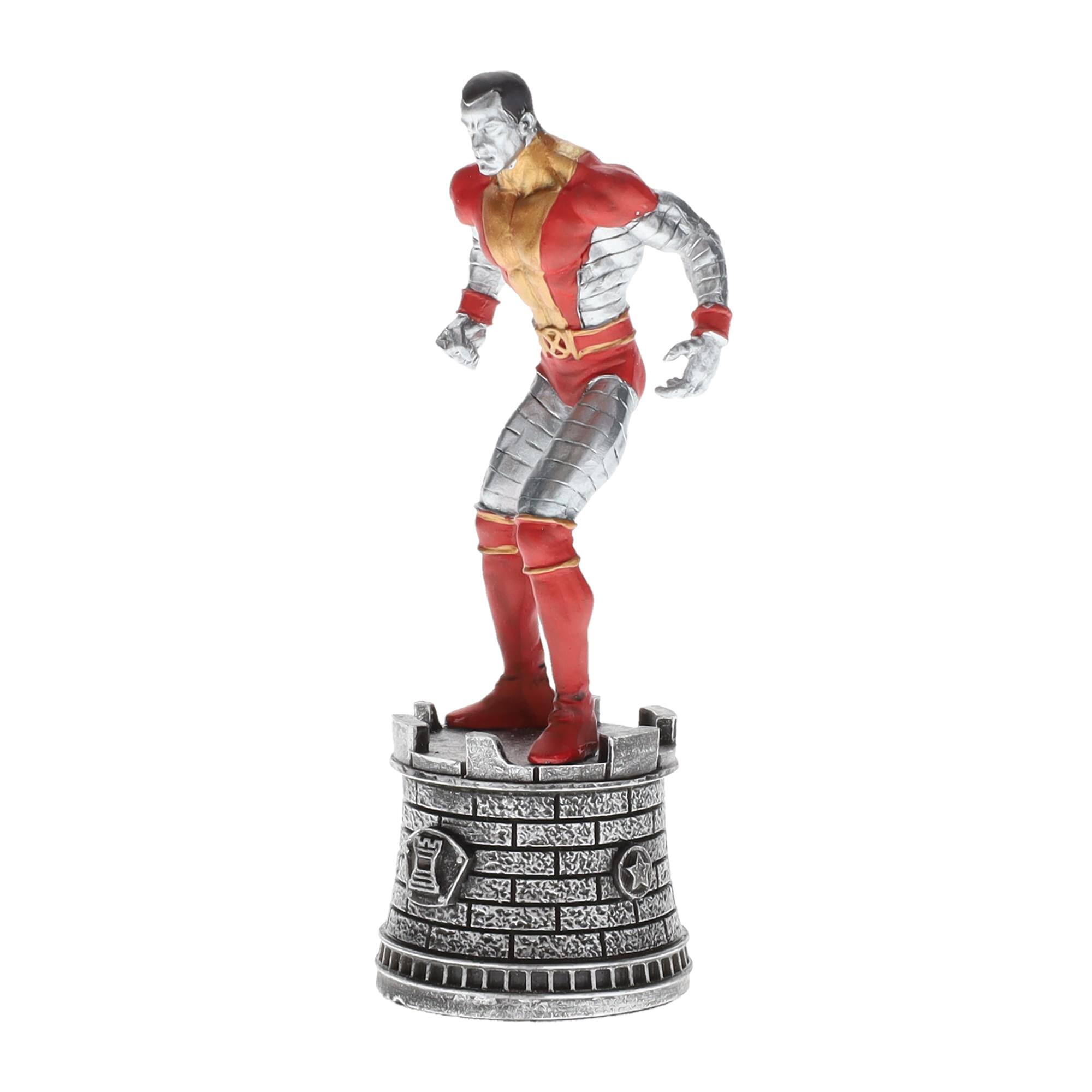 Alt View 1. Marvel - Marvel Chess Collection #35 Colossus (Rook) | Chess Piece Only - Red.