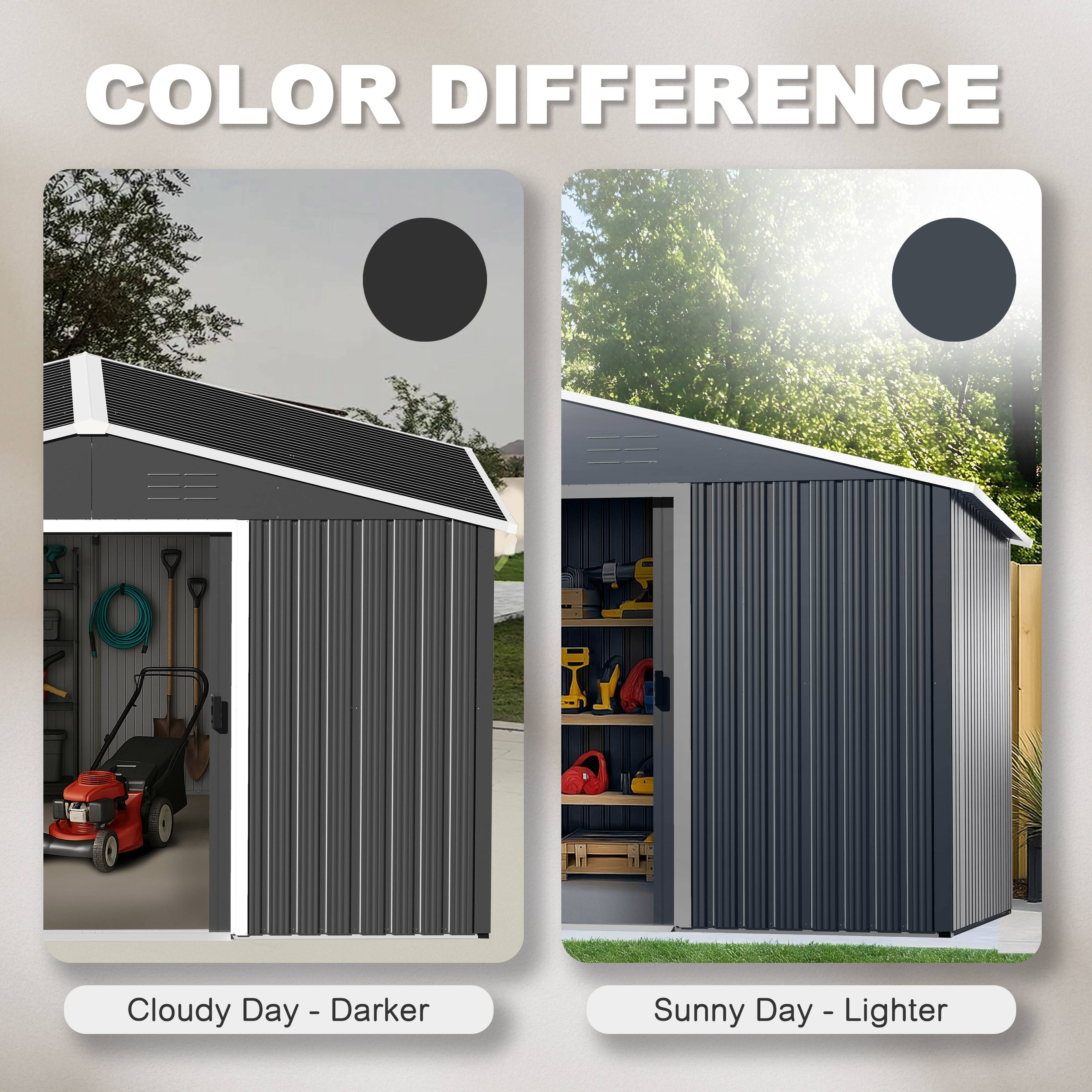 COLOR DIFFERENCE

Cloudy Day - Darker

Sunny Day - Lighter