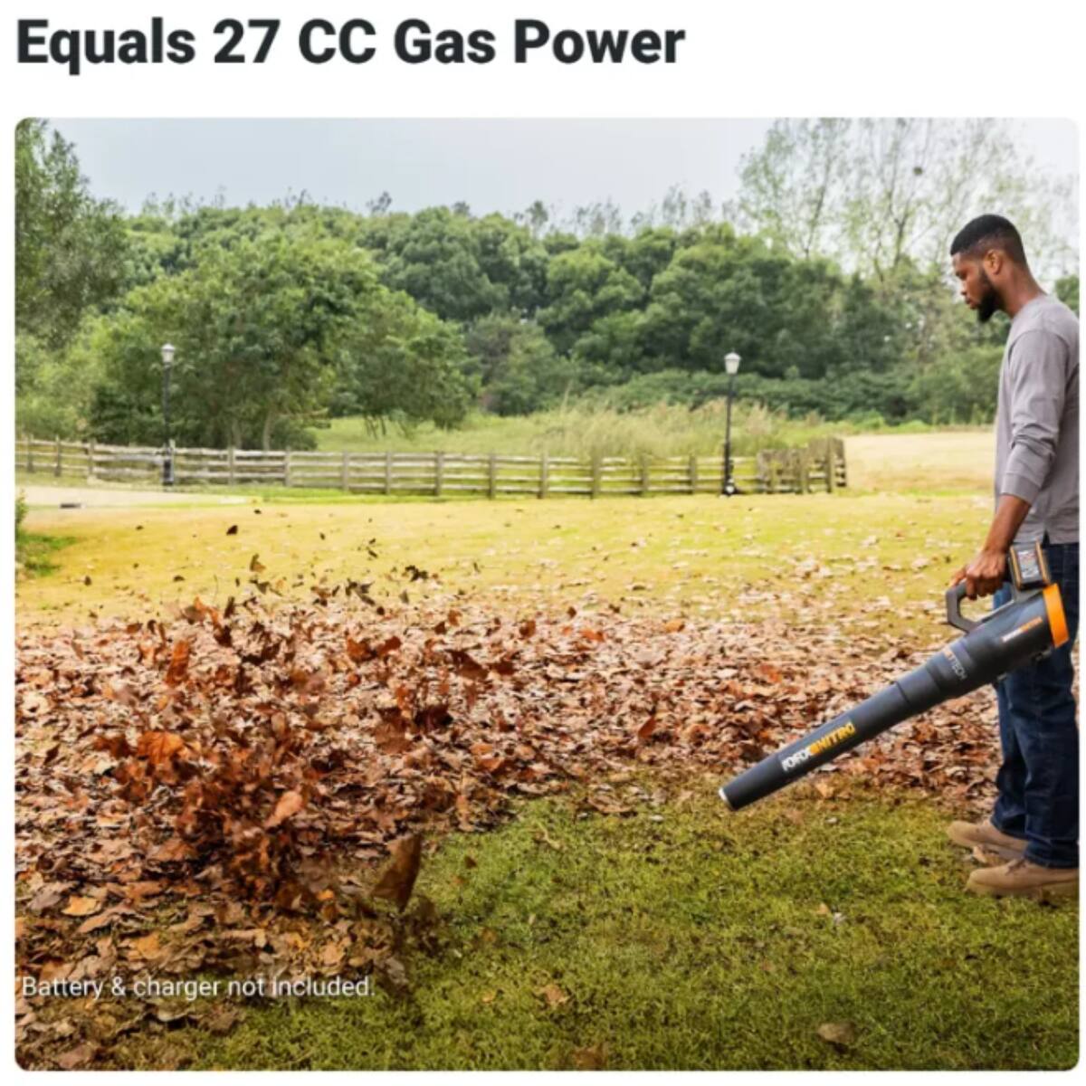 Equals 27 CC Gas Power OFOENITRO Battery & charger not included