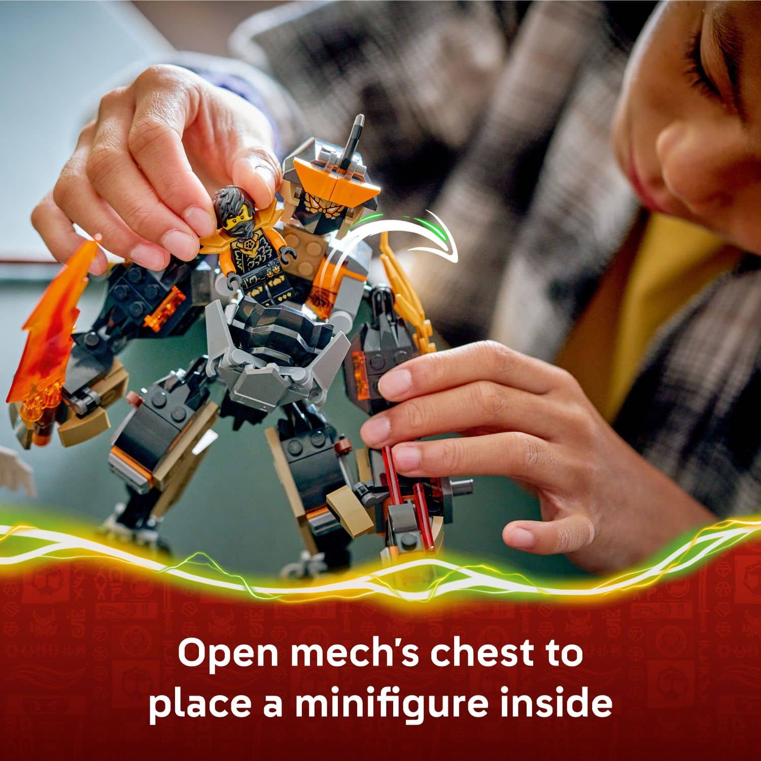 LEGO NINJAGO Cole's Mission Mech & Dragon Zane 71854 6581066