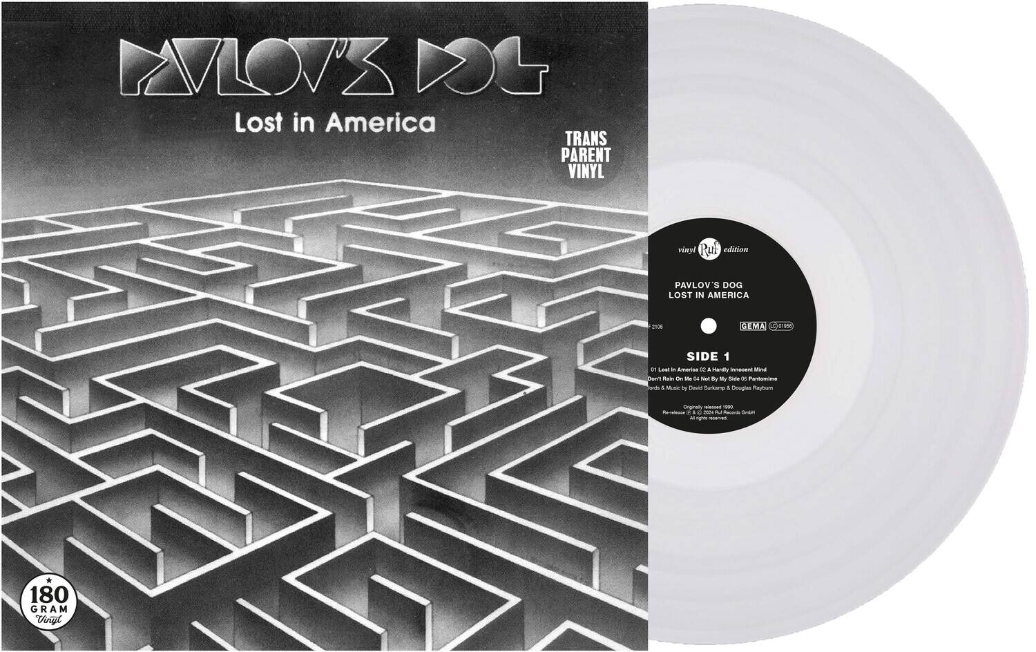 Pavlov's Dog - Lost in America - VINYL LP