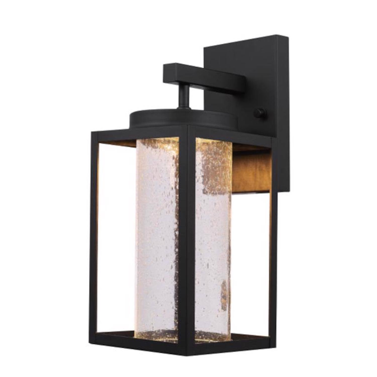 Front. Globe Electric - Globe Electric Capulet 1-Light Matte Black Wall Sconce.
