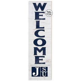 Jardine - Jackson State Tigers 10'' x 35'' Indoor/Outdoor Welcome Sign - Navy