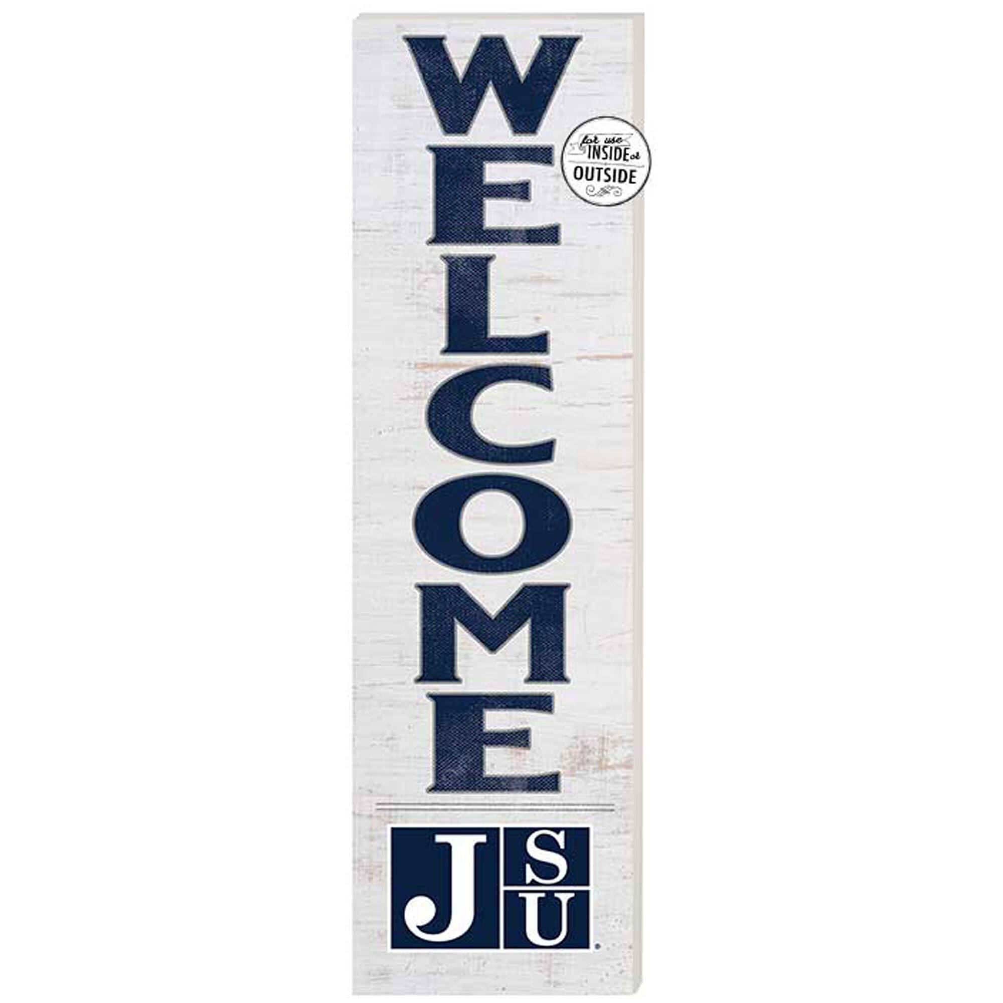 Jackson State Tigers 10'' x 35'' Indoor/Outdoor Welcome Sign