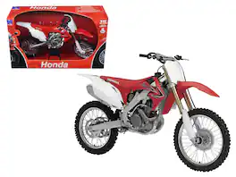 2012 Honda CR 250R 1/12 Diecast Motorcycle Model by New Ray - Red