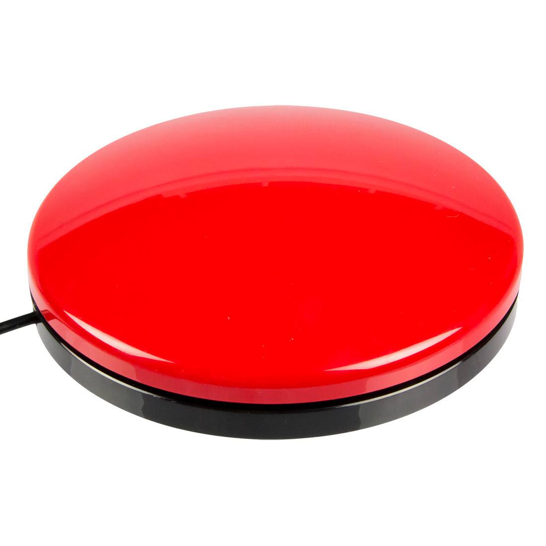 Front. AbleNet - Big Buddy Button Red - Red/Black.