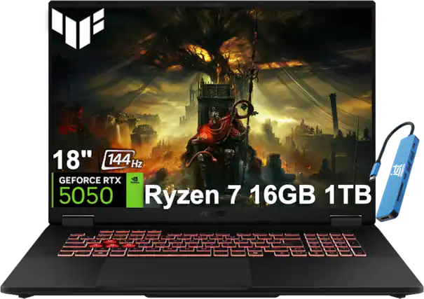 18" 144 Hz GEFORCE RTX 5050 Ryzen 7 16GB 1TB