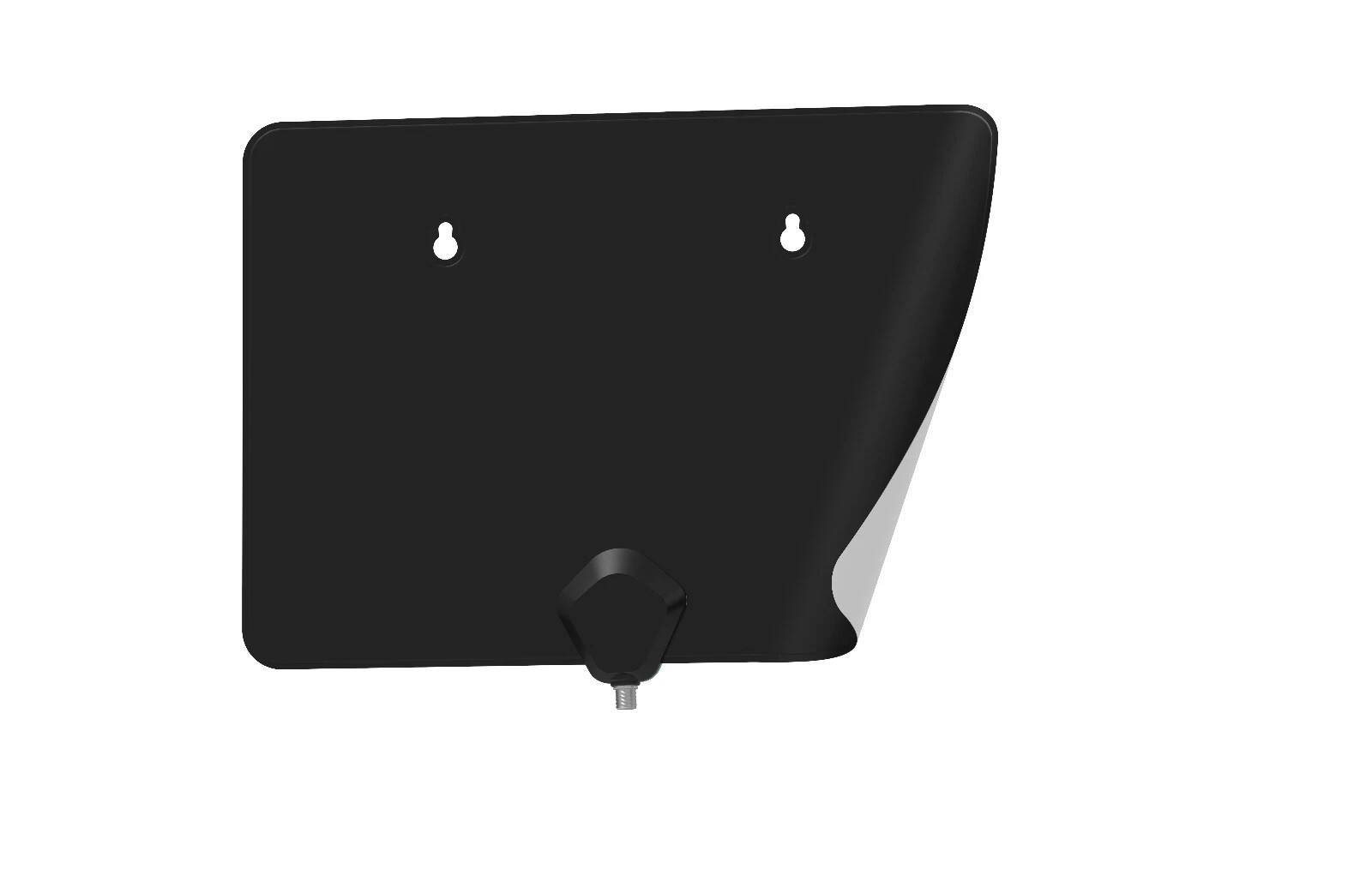 Left. Cables Direct Online - Indoor Digital HDTV Antenna 4K/8K/1080p Support Superior Reception Range Multi Directional Reversible 15ft Cable - Black/White.