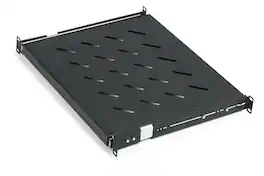Gator - Rackworks 1U Vented Sliding Rack Shelf, Rear Flanged for Durability with Rear & Front Access to Equipment, for 19" Racks