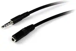 StarTech.com - 1m 3.5mm 4 Position TRRS Headset Extension Cable - M/F