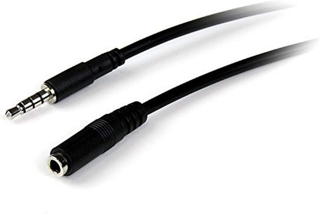 Front. StarTech.com - 1m 3.5mm 4 Position TRRS Headset Extension Cable - M/F.