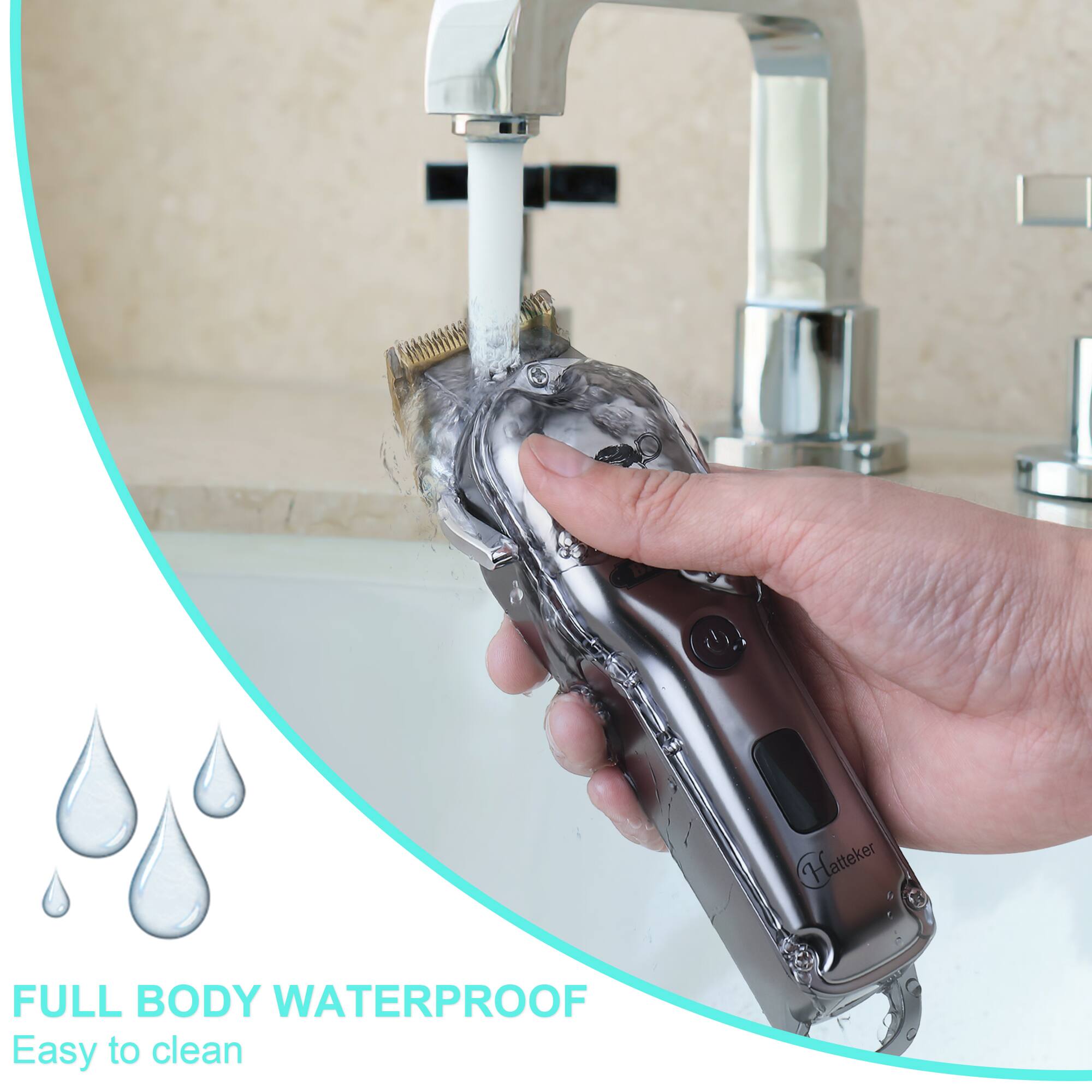 Hateker  
FULL BODY WATERPROOF  
Easy to clean