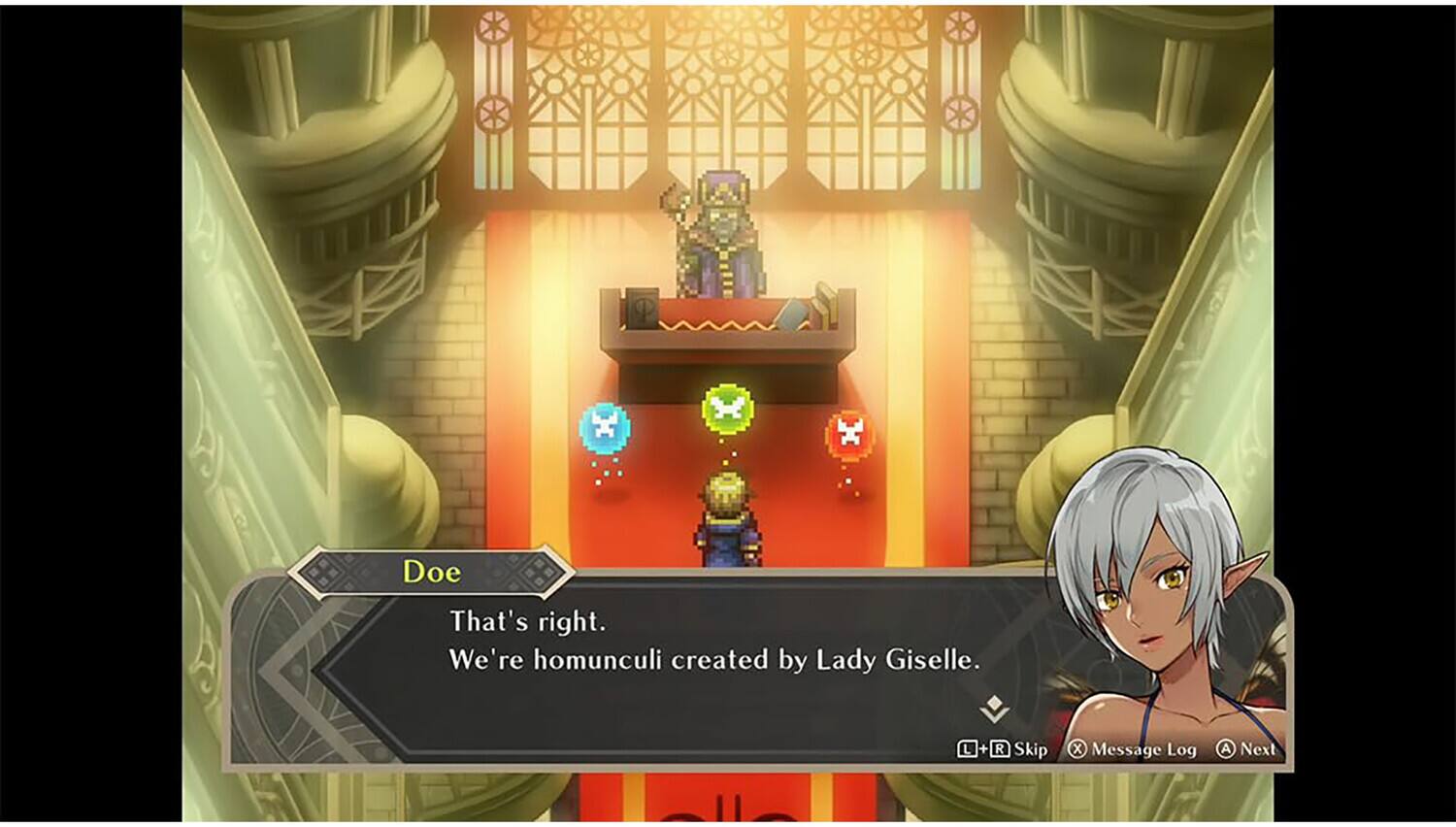 That's right. We're homunculi created by Lady Giselle.