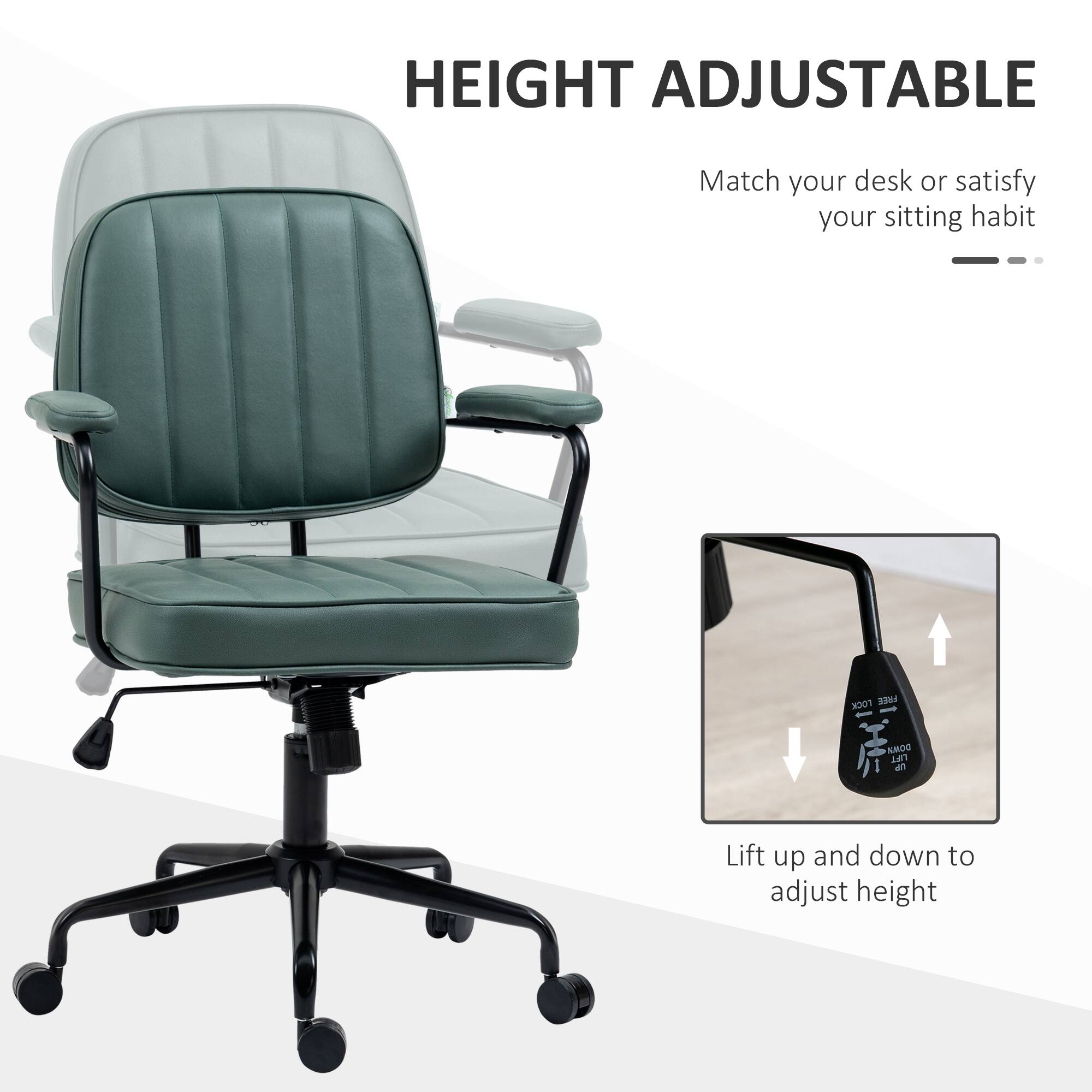 HEIGHT ADJUSTABLE
Match your desk or satisfy your sitting habit
Lift up and down to adjust height