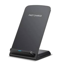 Kitcheniva - Wireless Charging Stand Dock Fast Charger for Samsung Galaxy & iPhone - Black
