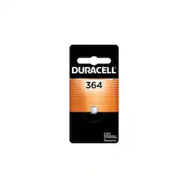 Duracell - Silver Oxide 364 1.5 V 19 mAh Electronic/Watch Battery 1 pk
