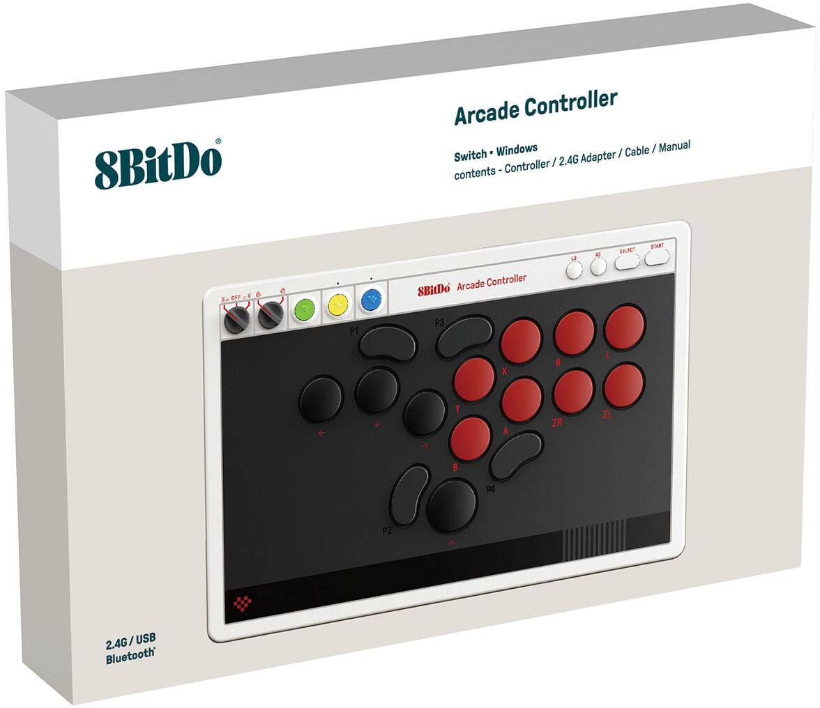 8BitDo Arcade Gaming Wireless Controller for Nintendo Switch