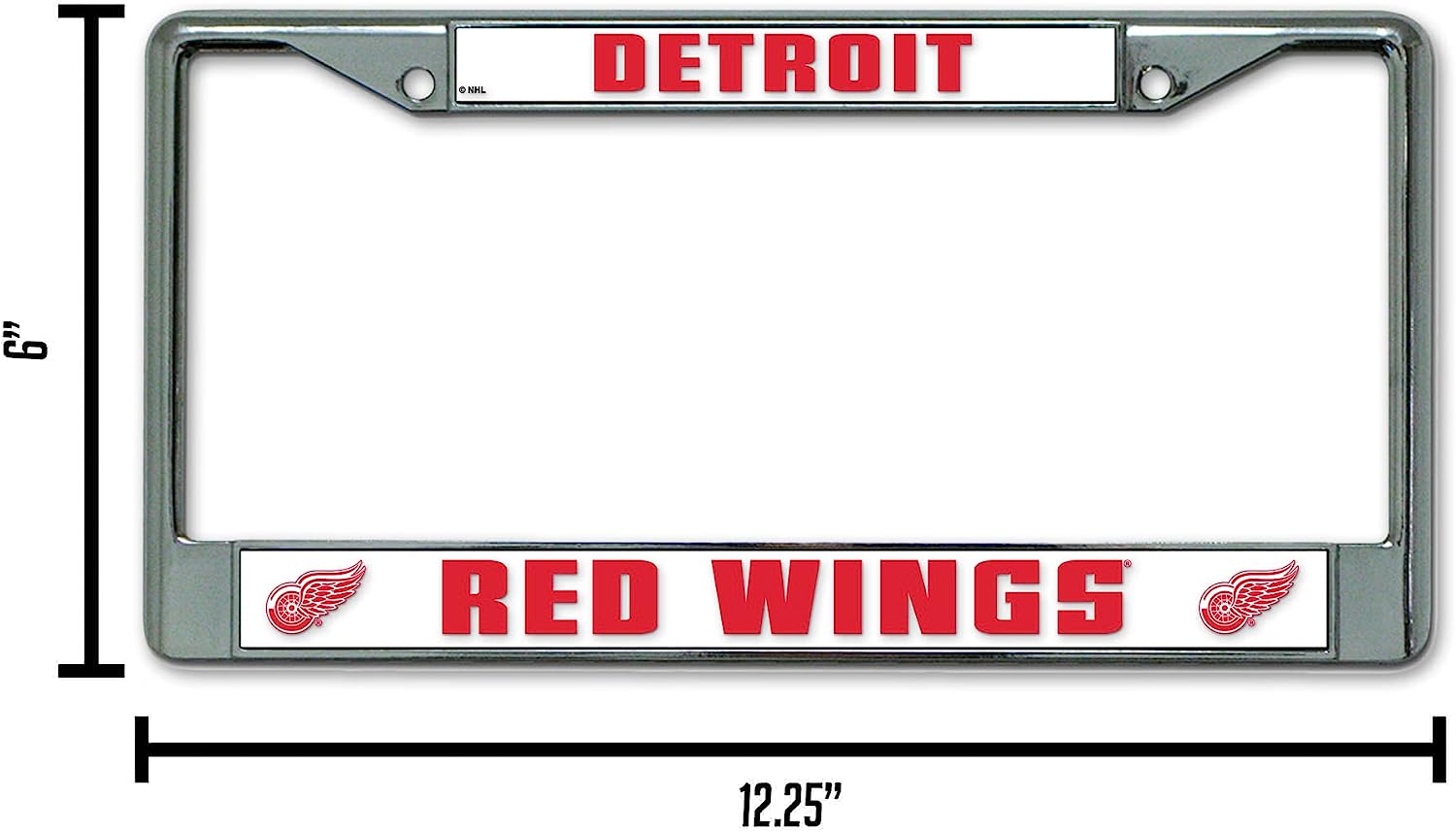 DETROIT  
RED WINGS  

12.25" x 6"