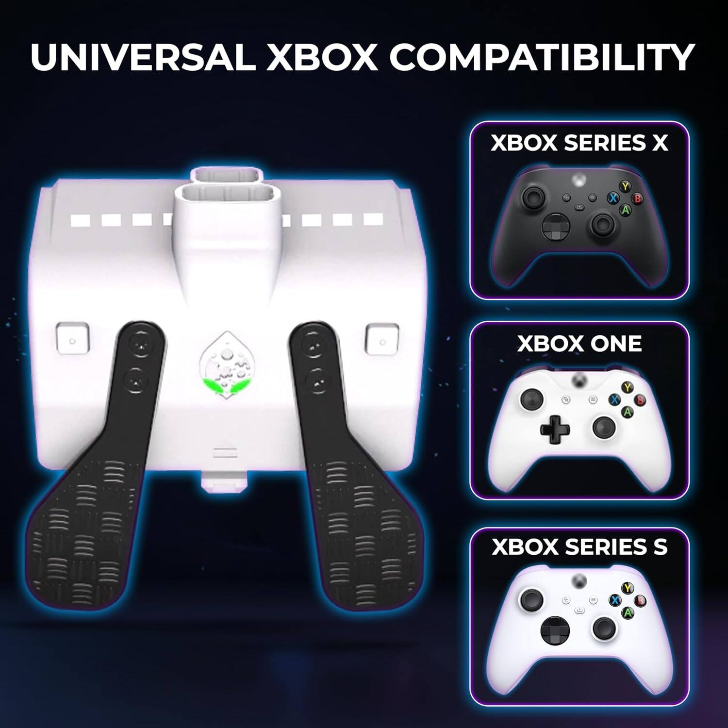 UNIVERSAL XBOX COMPATIBILITY

XBOX SERIES X
Y X A
B

XBOX ONE
Y X A

XBOX SERIES S
Y X A
