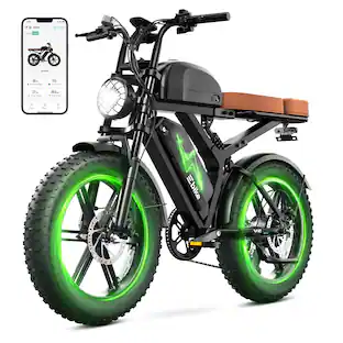 TST GRP 20" 1500W Peak Electric Bike for Adults, 48V 15AH, E Bike for City Commuting, Off Roading, Mountain Black X6 - Best Buy TST GRP 20" 1500W Peak Electric Bike for Adults, 48V 15AH, E Bike for City Commuting, Off Roading, Mountain Black X6 - Best Buy