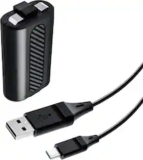Front. NEXT - Play + Charge Kit for Xbox Series X | S - Black.