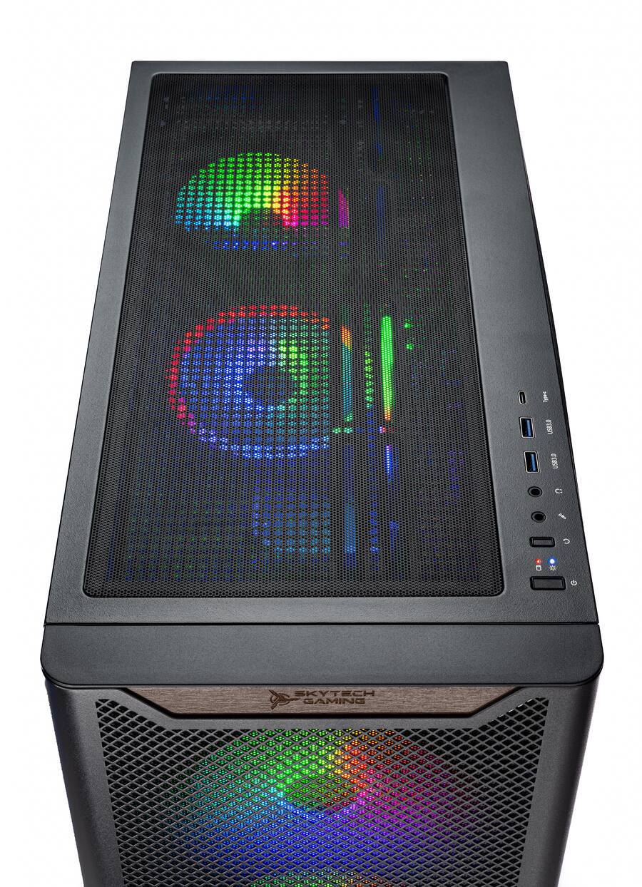 Kryotech Computer Case Skytech Gaming Skytech CHRONOS3 AMD Ryzen 7 7700, 5060, 32GB 6000 MHz ...