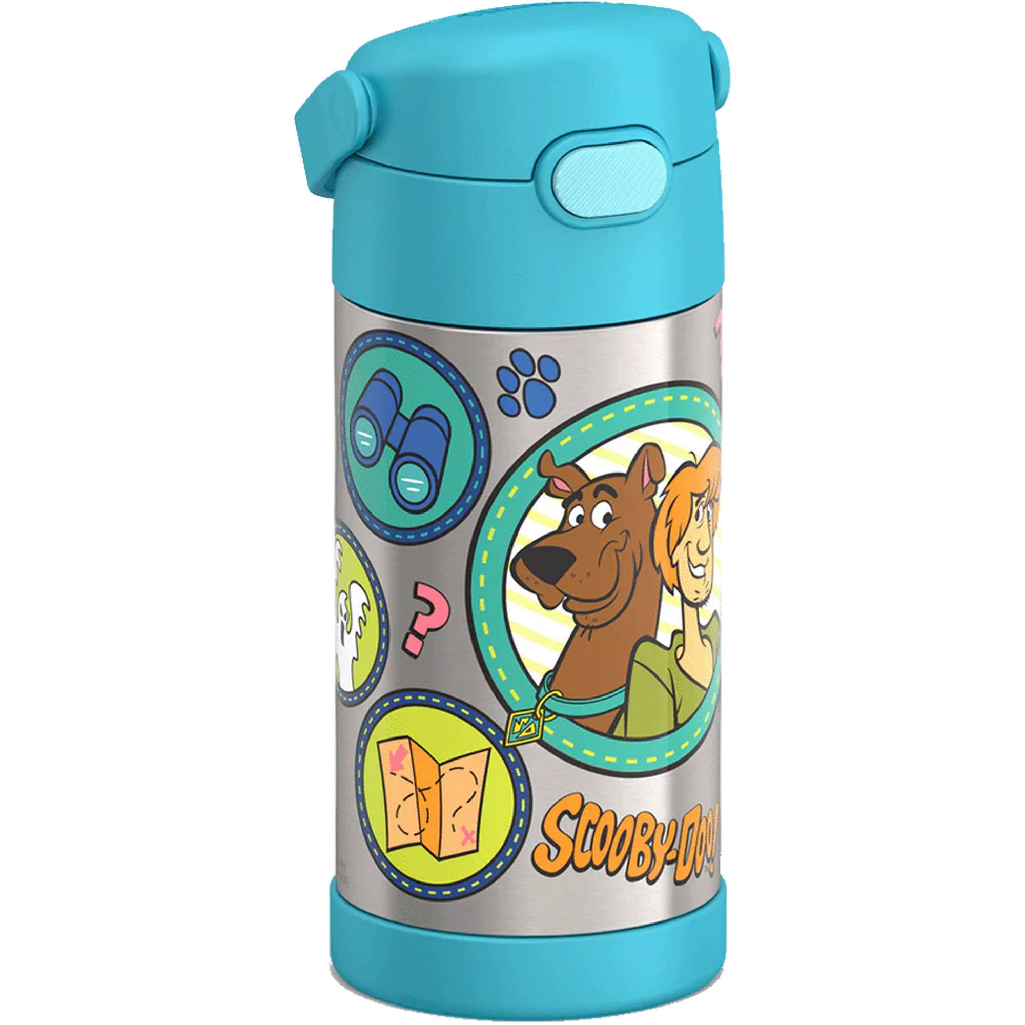 Alt View 3. Thermos - Thermos 12 oz. Kid's Funtainer Insulated Water Bottle - Scooby Doo - Scooby Doo.