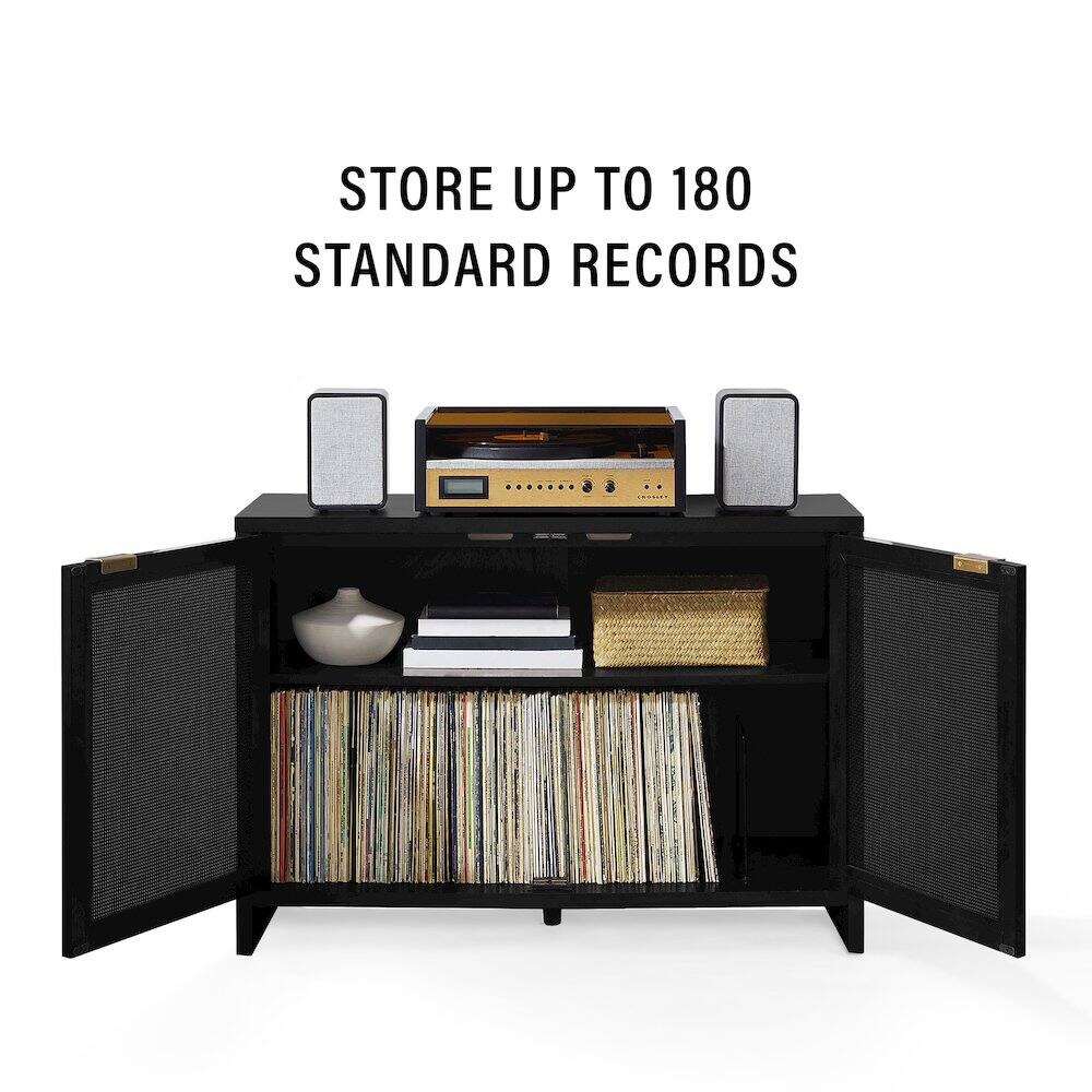 STORE UP TO 180 STANDARD RECORDS