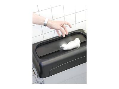 Alt View 2. RubberMaid - Slim Jim Indoor Lid Plastic, 23 Gal. - Black.