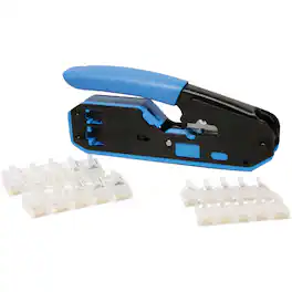 IDEAL - Data/Voice RJ45 RJ11 Crimp Tool Kit - Blue
