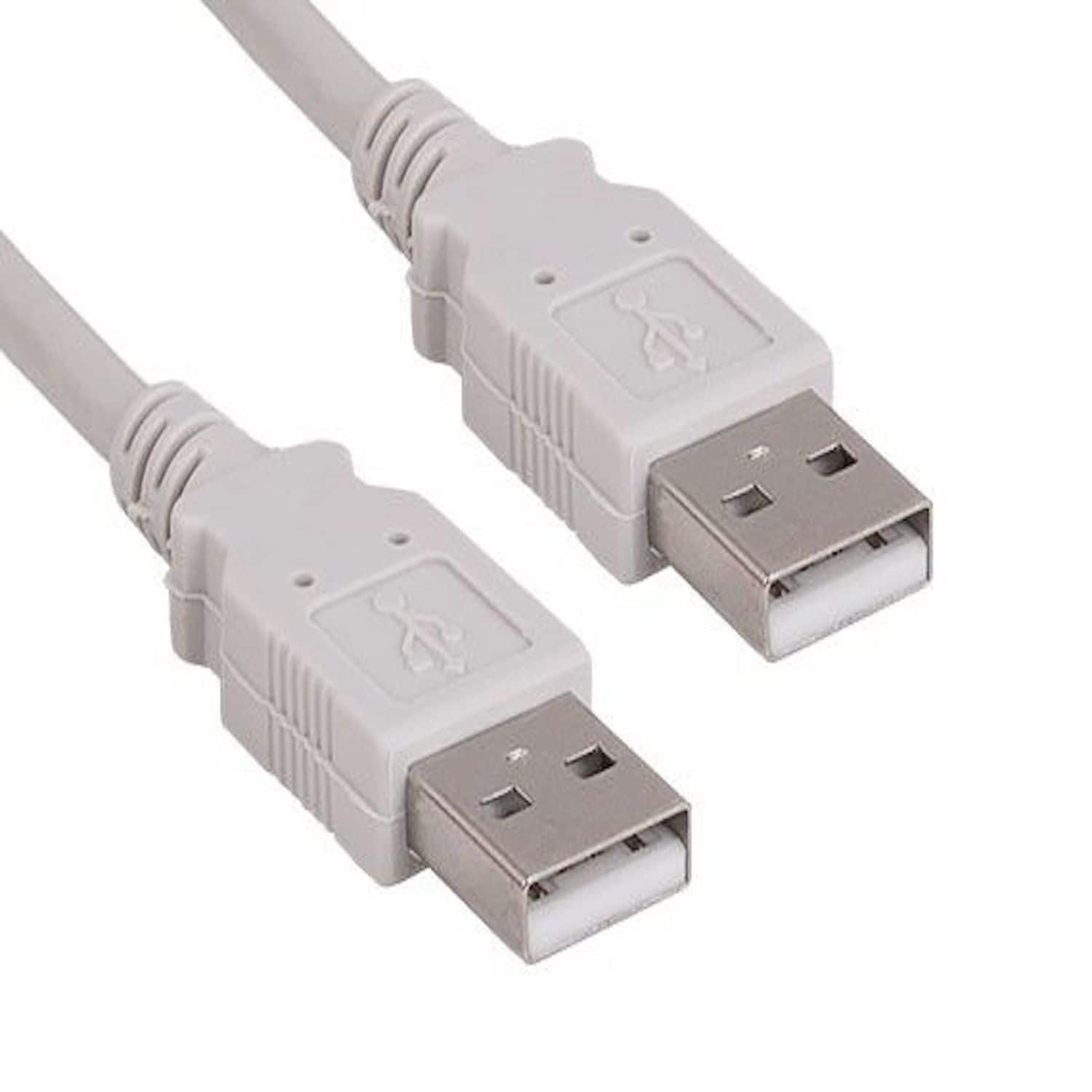 Sanoxy - 10ft USB 2.0 A Male to A Male Cable - White price history on PriceWatchPro
