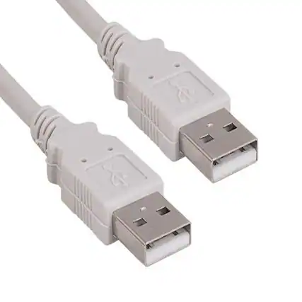 Front. Sanoxy - Sanoxy 10ft USB 2.0 A Male to A Male Cable - White.