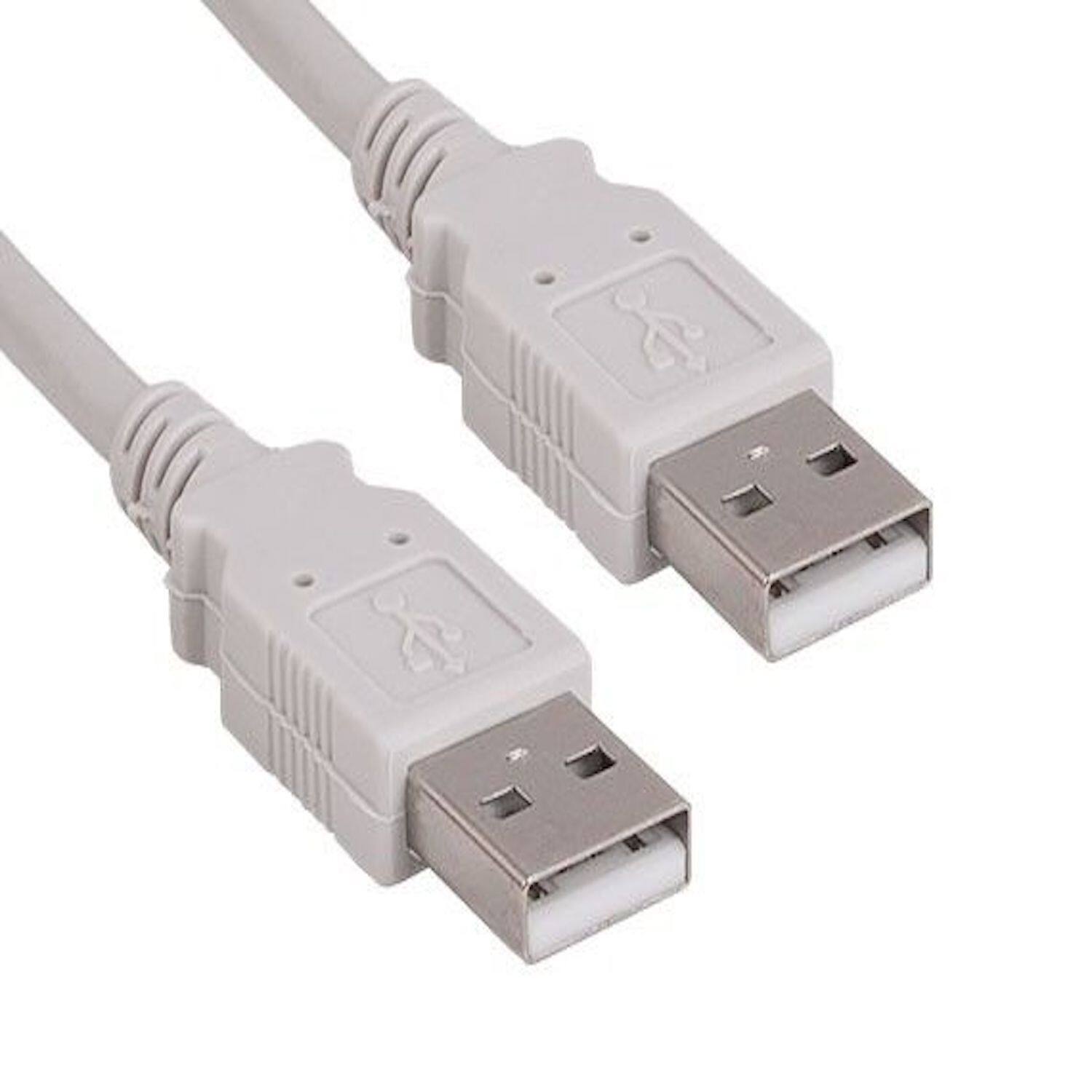 Sanoxy - 10ft USB 2.0 A Male to A Male Cable - White