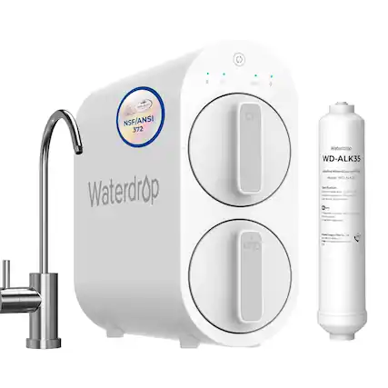 OF MRO ORGAN NSF/ANSI 372 CF Waterdrop Waterdrop WD-ALK35 Mialine Mineralization Tohe Model WO-AL KW inaoncribe S nn_ot an i - - D u MRO - a