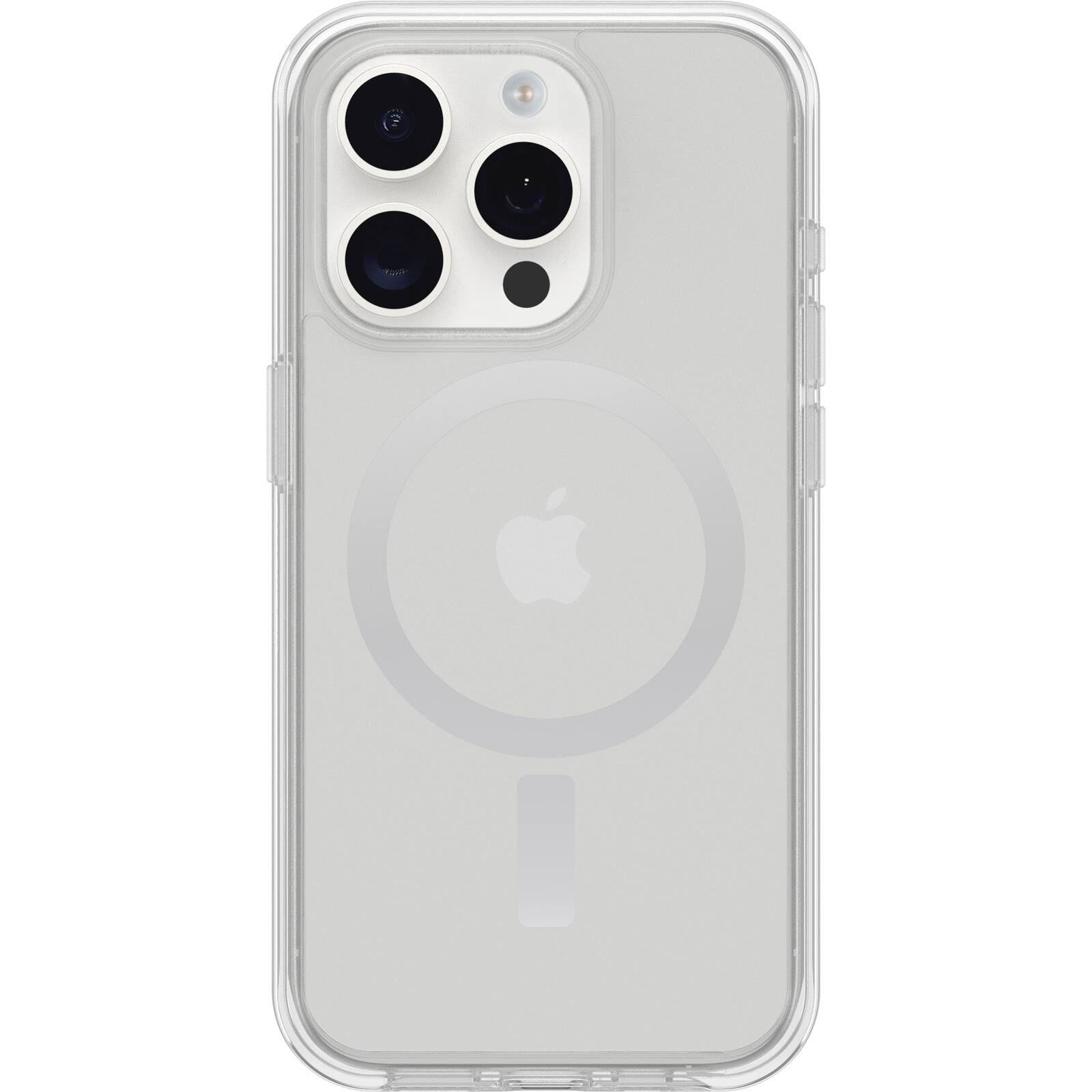 OtterBox - Symmetry Series Hard Shell for MagSafe for Apple iPhone 15 Pro - Clear