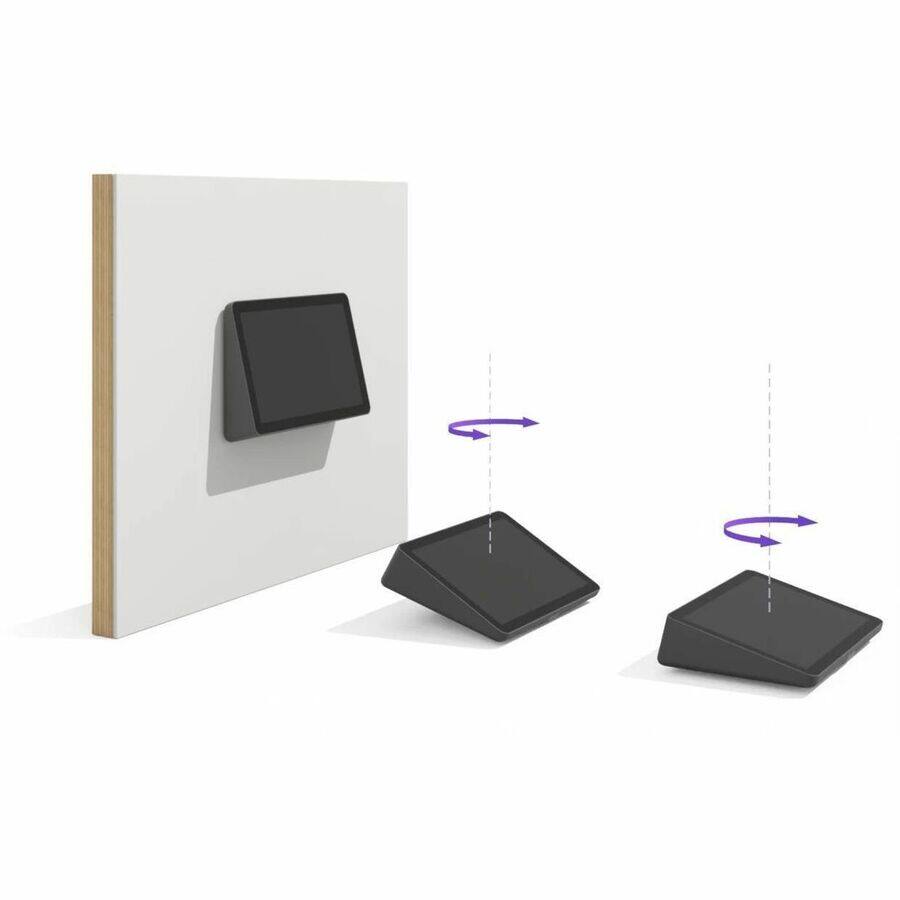 Alt View 4. Logitech - Logitech Tap Touch Controller - For Video Conferencing, Meeting Room - HDMI In - USB - Tabletop, Wall Mountable, Riser - Black.