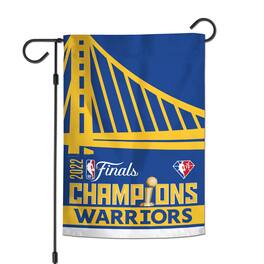 WinCraft - Golden State Warriors 2022 NBA Finals Champions 12'' x 18'' Double-Sided Garden Flag - Multicolor