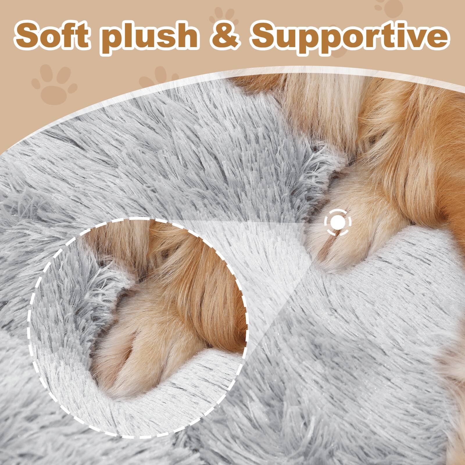 Soft plush & Supportive