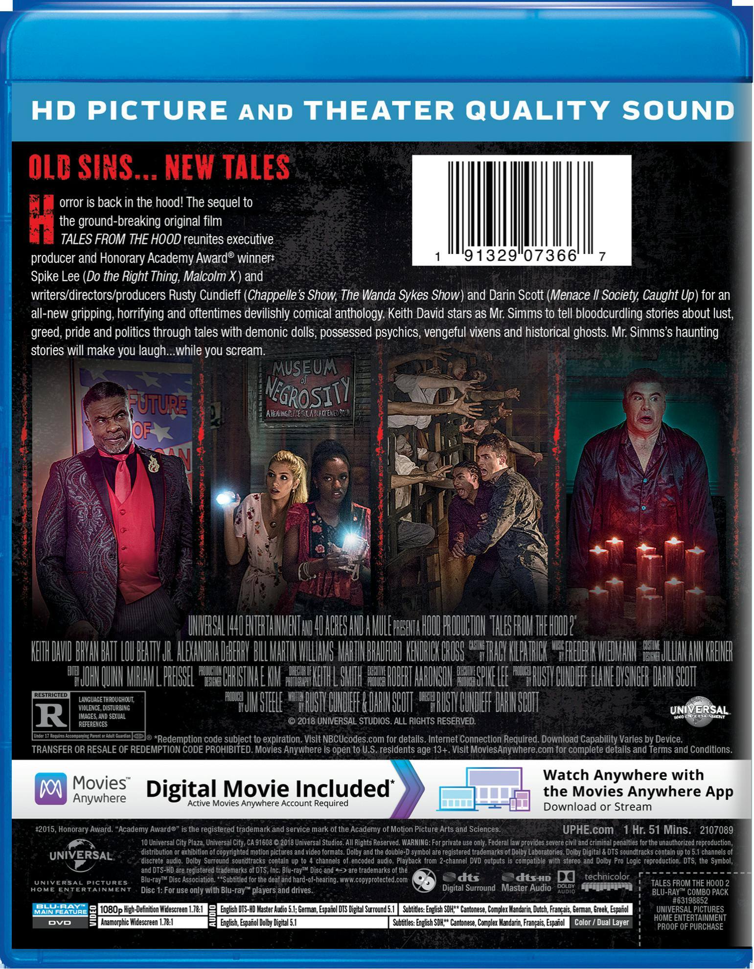 Angle. Tales from the Hood 2 (DVD + Digital) [Blu-ray].