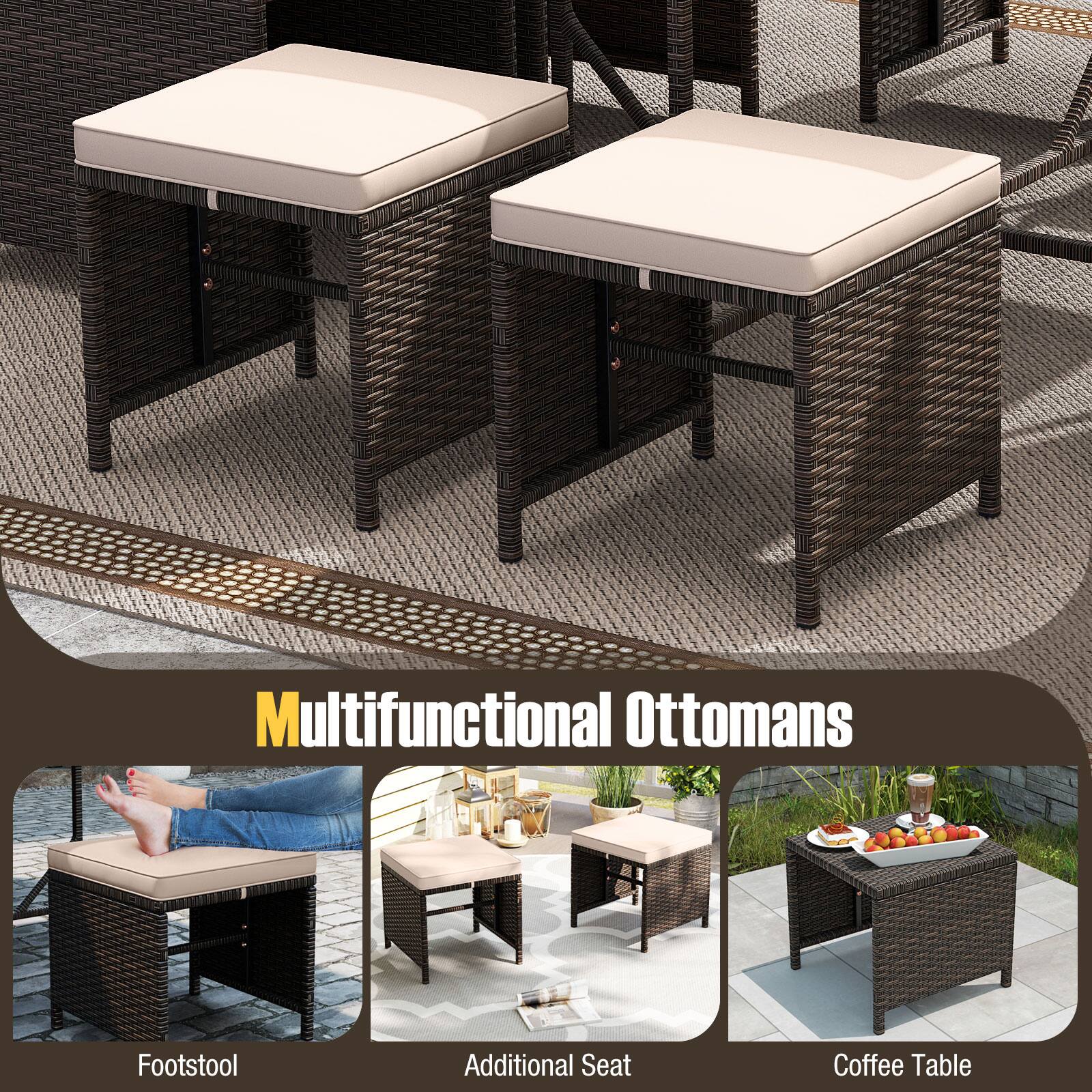 Multifunctional Ottomans

Footstool

Additional Seat

Coffee Table